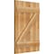 Ekena Millwork Joined Board-n-Batten Shutters w/Z-Bar, Rough Sawn Western Red Cedar, 21 1/2W x 31H, PR RBJ06Z21X031RWR - alternate 5